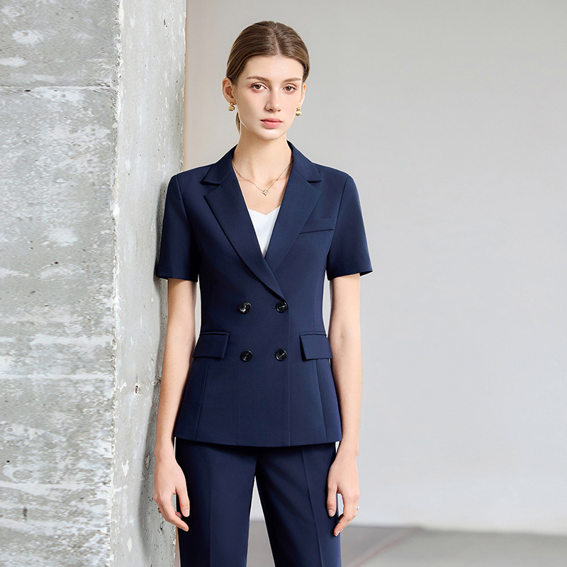 Women Formal Wear For Interview - Women's Summer Thin Short-Sleeve Suit2025New professional