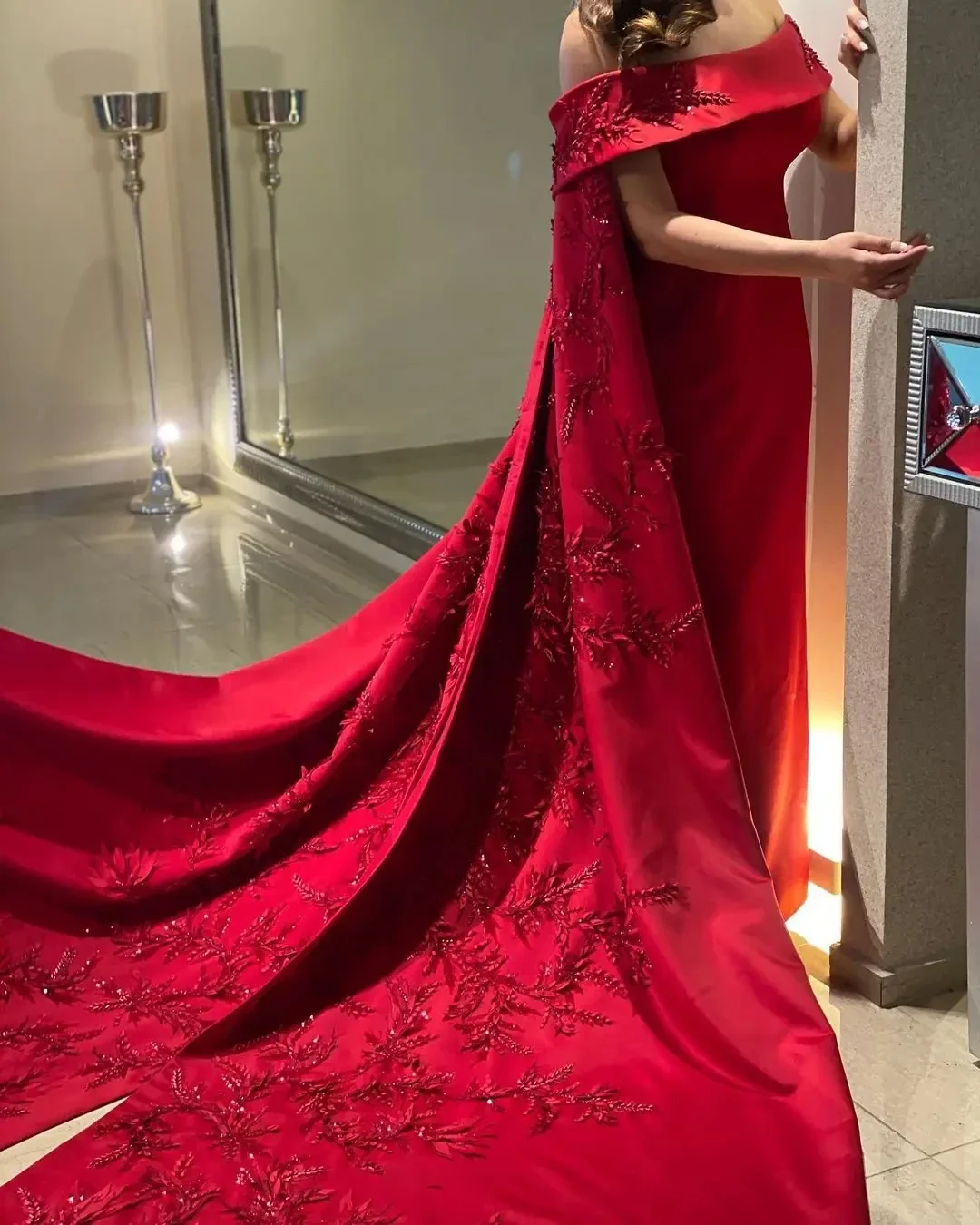 Women Formal Wear For Party - Customized Ankle Length Sheath Dresses Evening