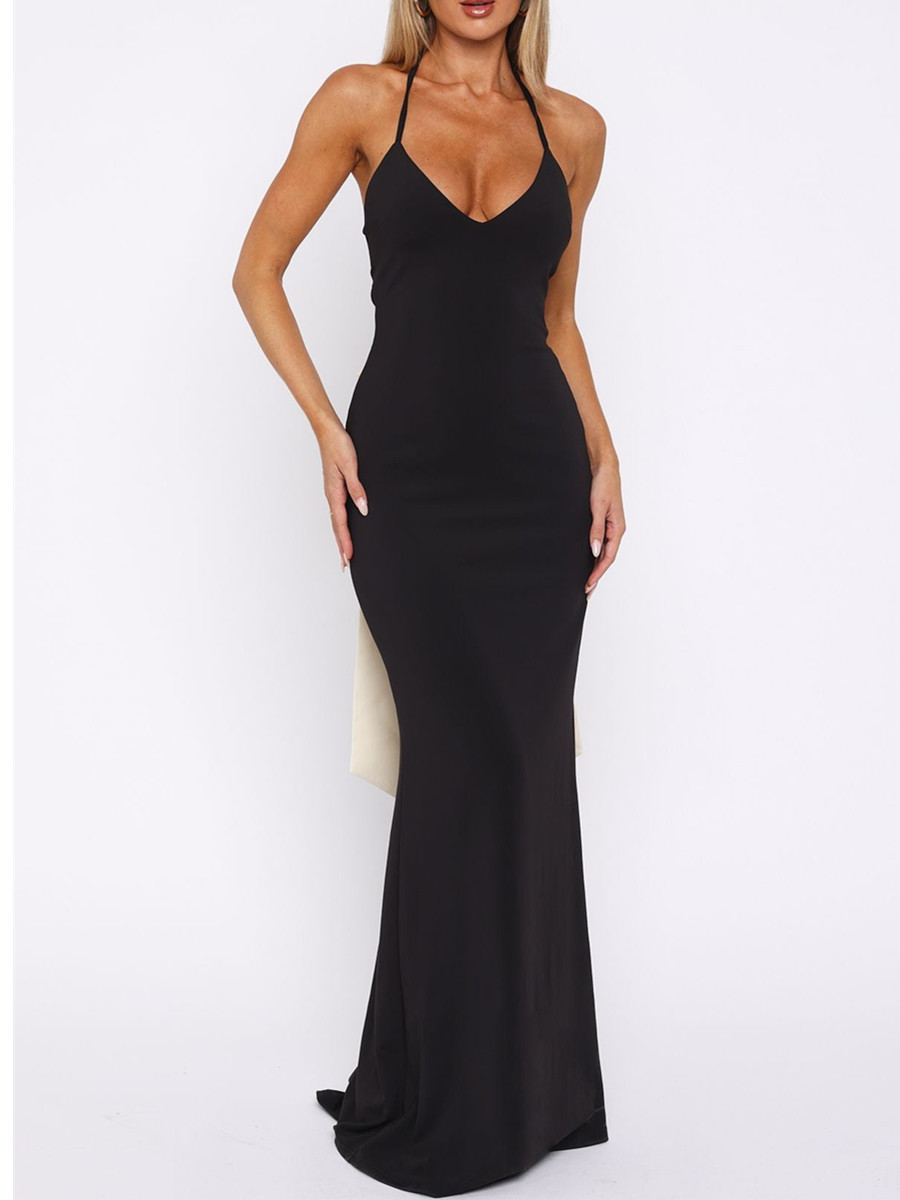 Formal Wear Gowns For Women - Women Off Shoulder Dress Fashion Elegant