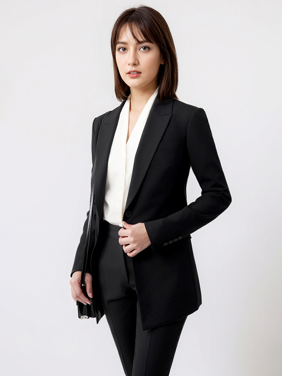 Women Formal Wear For Party - Women Suits Set Blazer Pant Office
