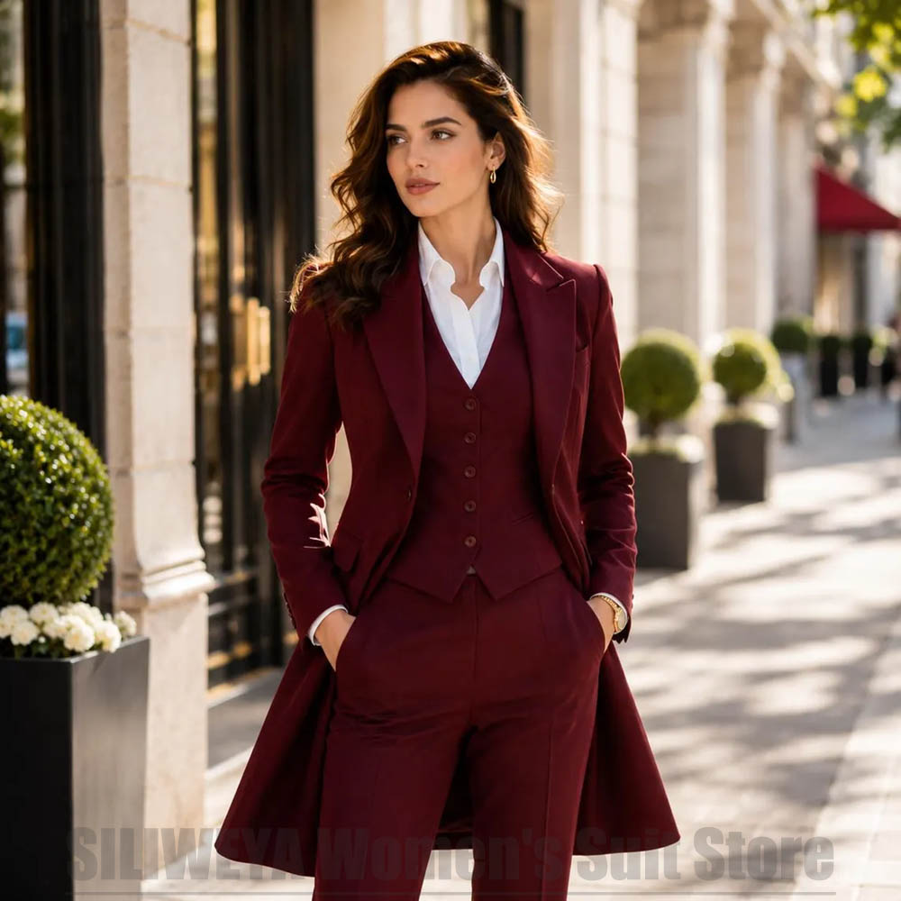 Women Formal Wear For Party - Fashion Women 3 Piece Suit Elegant