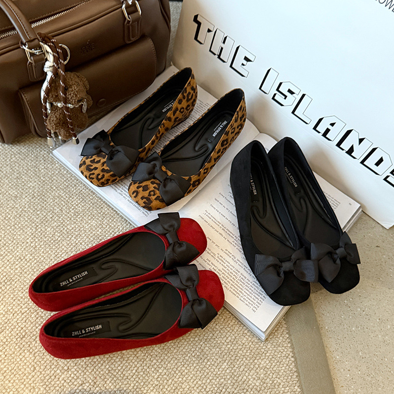 Women Formal Wear Shoes - Multi-Color Suede Ballet Flats For WomenComfortabl
