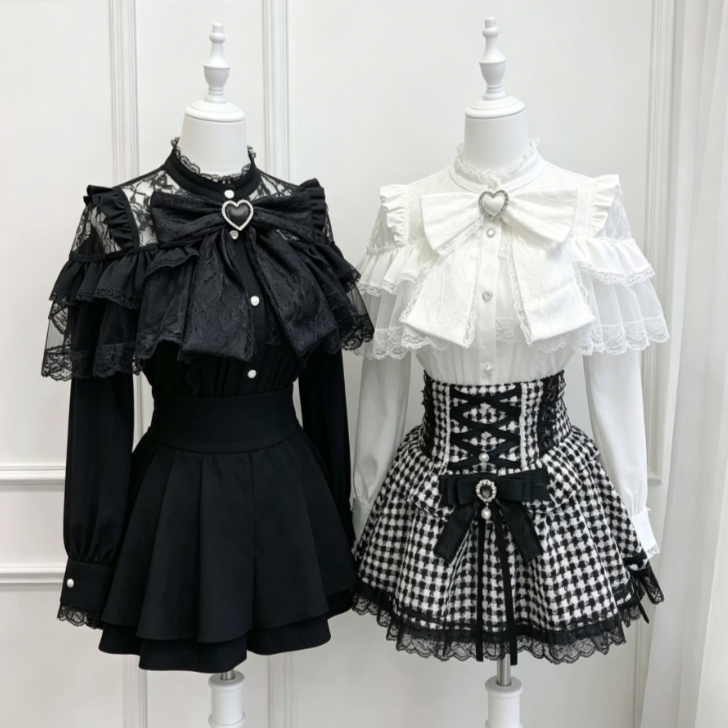 Japanese Women Formal Wear - Kawaii Japanese Lolita Blouse Women Harajuku