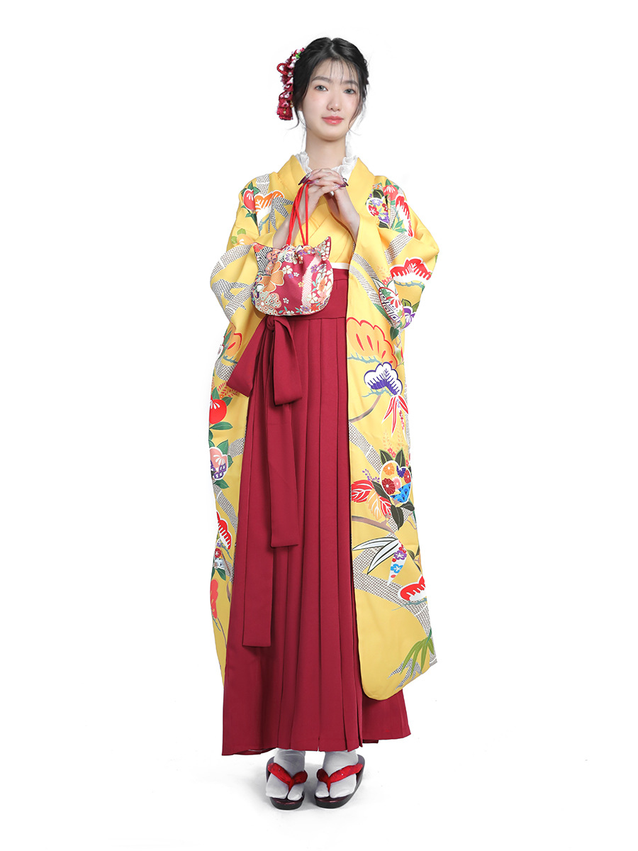 Japanese Women Formal Wear - Women's Japanese Kimono Set Wabi-Sabi Style