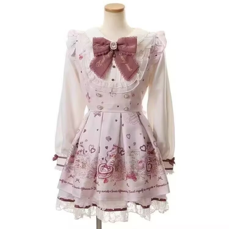 Japanese Kawaii Rhinestone Bow - Japanese Women Formal Wear recension och pris