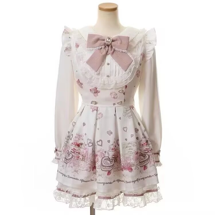Japanese Kawaii Rhinestone Bow - Japanese Women Formal Wear recension och pris
