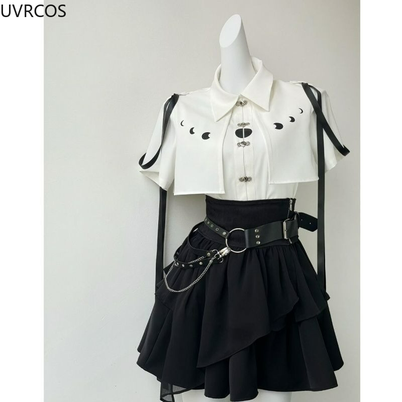 Y2k Aesthetic Lolita Style 2 P - Japanese Women Formal Wear recension och pris