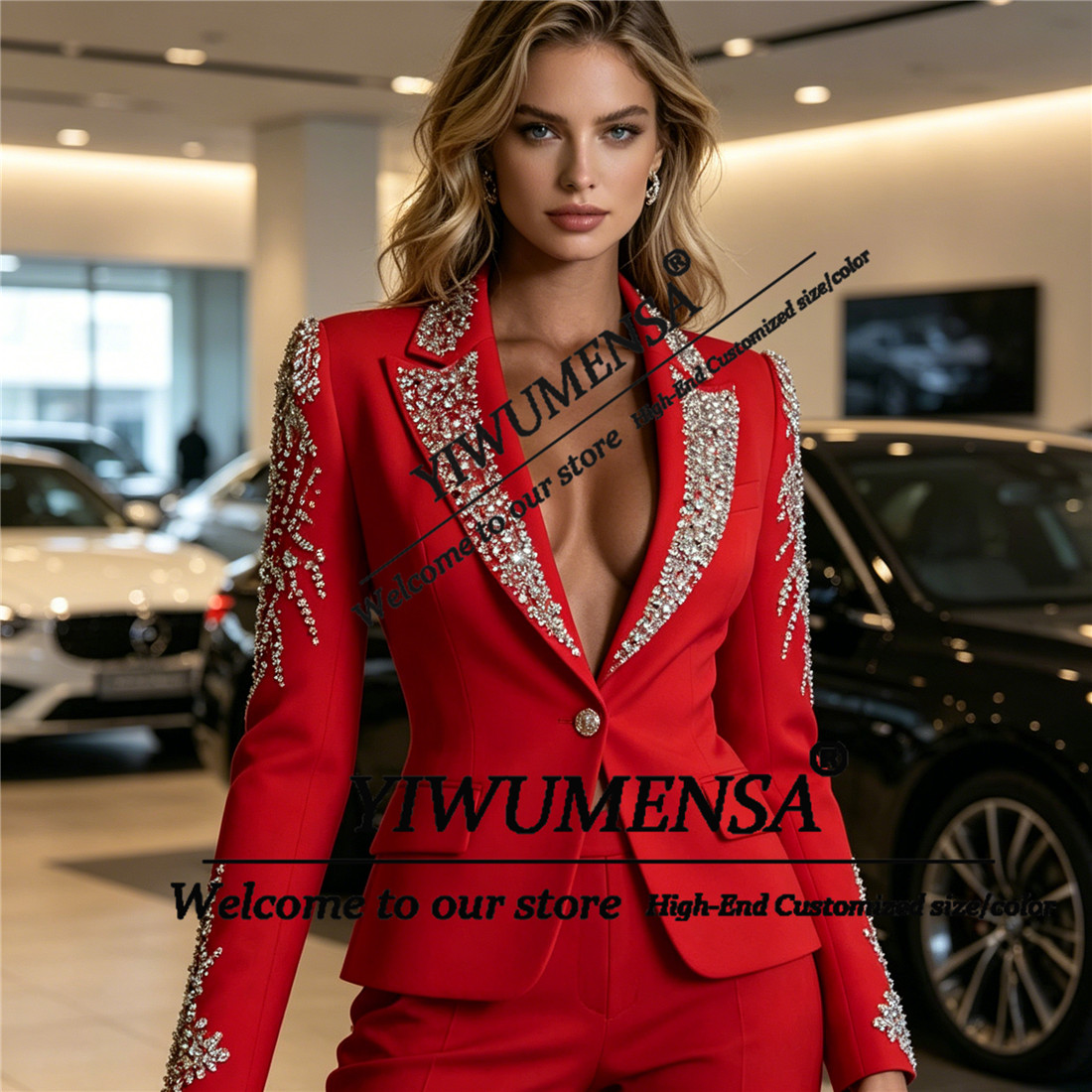 Luxury Women Suits 2 Pieces Se - Women Formal Wear For Party recension och pris