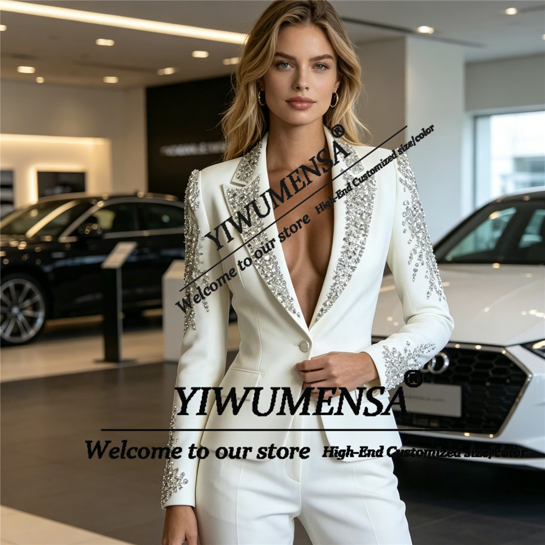 Luxury Women Suits 2 Pieces Se - Women Formal Wear For Party recension och pris