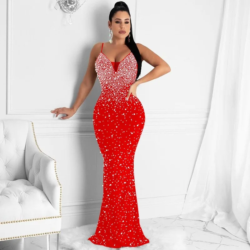 Elegant Crystal Rhinestones Pe - Formal Wear Gowns For Women recension och pris