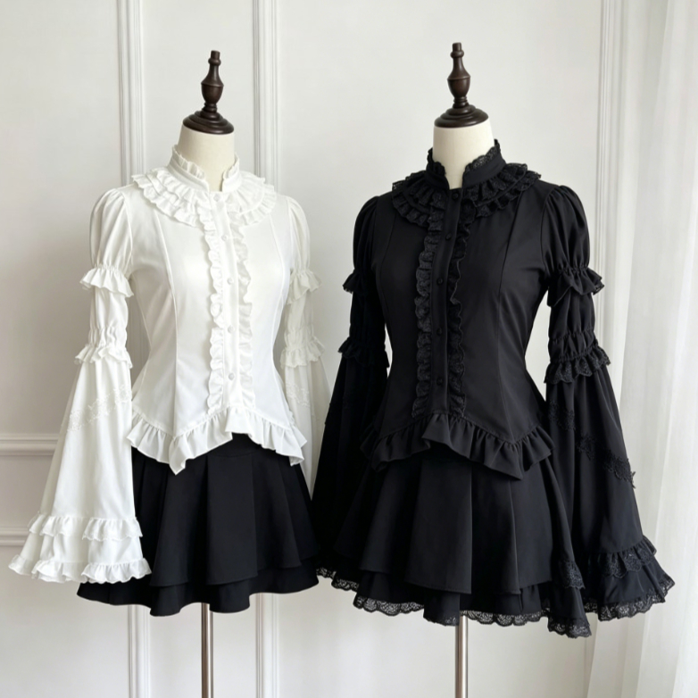 Japanese Lolita Blouse Women K - Japanese Women Formal Wear recension och pris