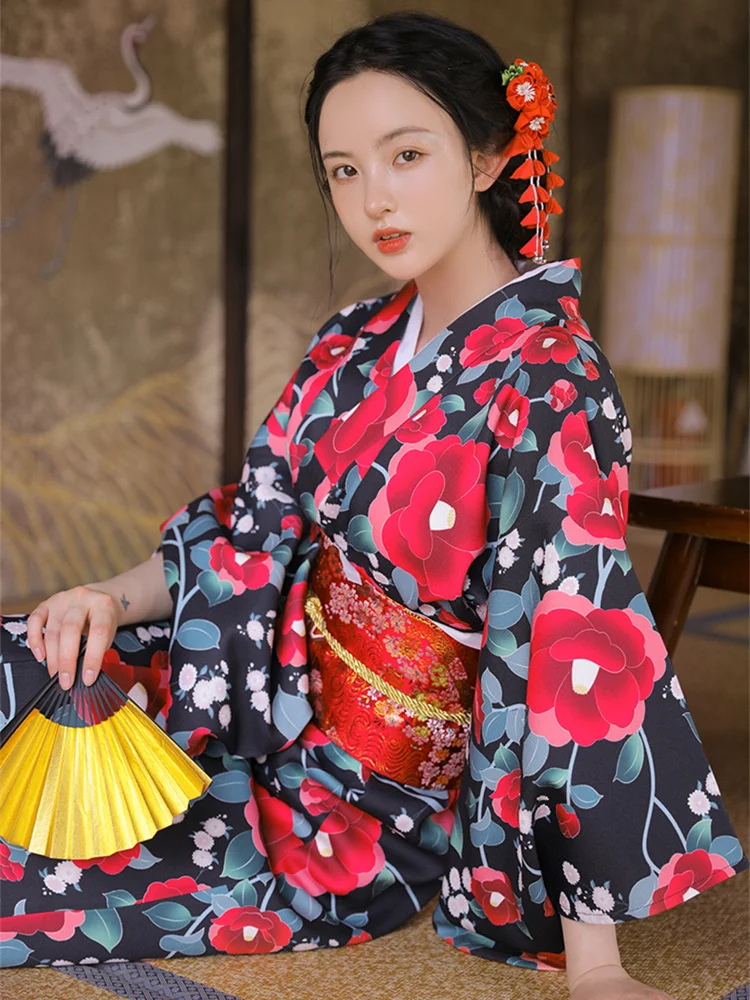 Vintage Style Women's Floral P - Japanese Women Formal Wear recension och pris