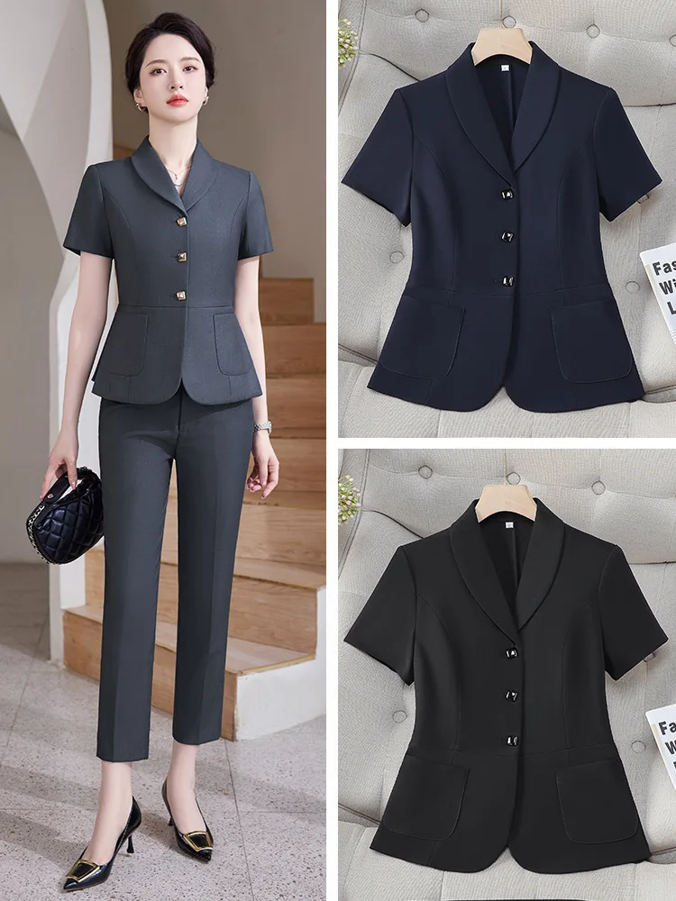 Pop 2024 Summer Formal OL Styl - Women Formal Wear For Interview recension och pris
