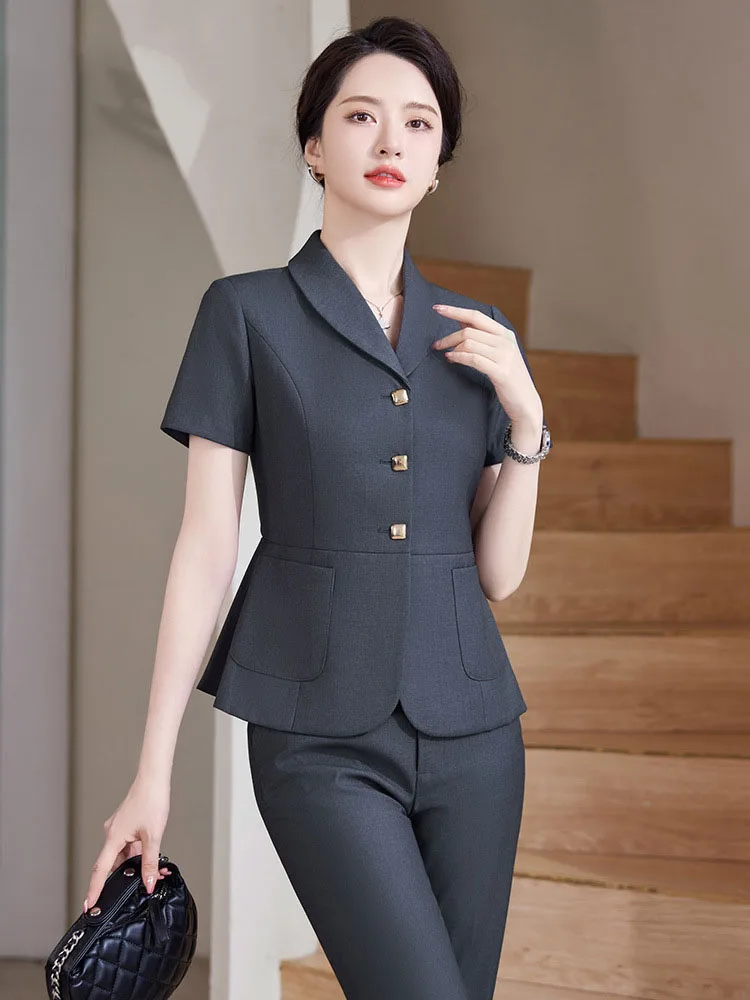Pop 2024 Summer Formal OL Styl - Women Formal Wear For Interview recension och pris