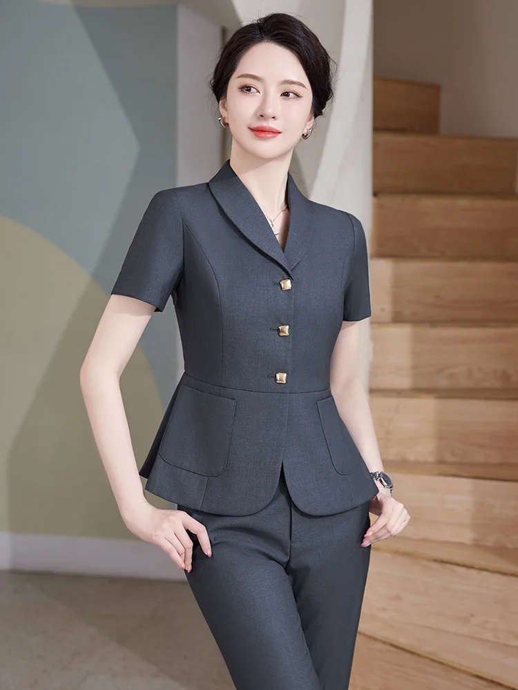 Pop 2024 Summer Formal OL Styl - Women Formal Wear For Interview recension och pris