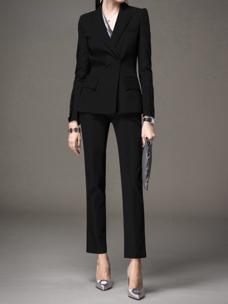 Professional Black Suit Set fo - Women Formal Wear For Interview recension och pris