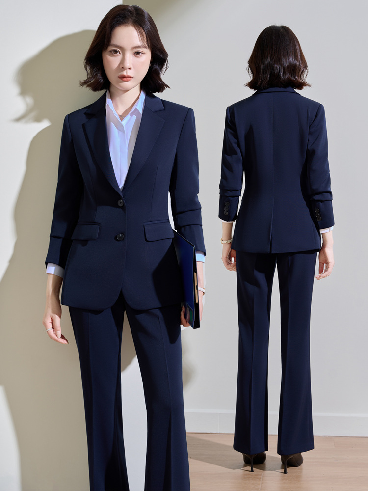 Navy blue professional suit fo - Women Formal Wear For Interview recension och pris