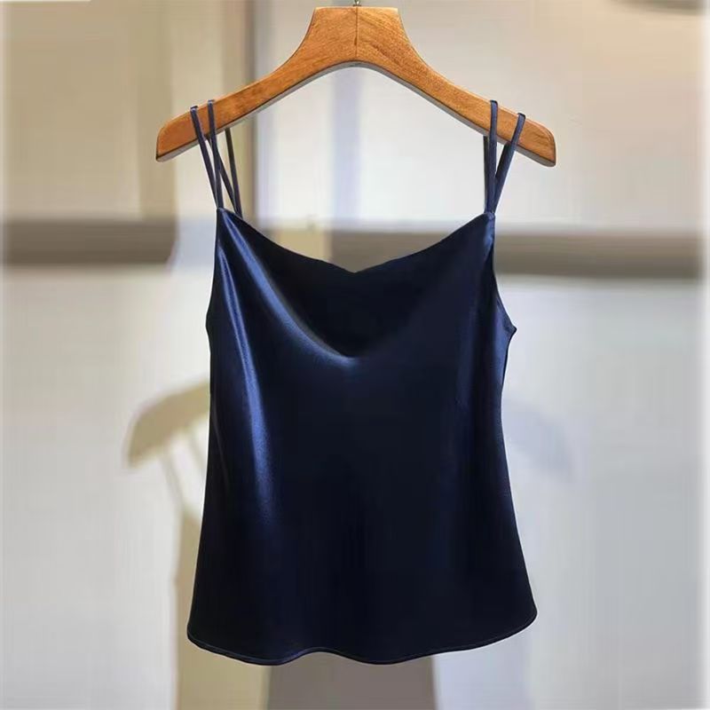 2025 Sexy Satin Silk Camisole  - Silk Camisole Work recension och pris