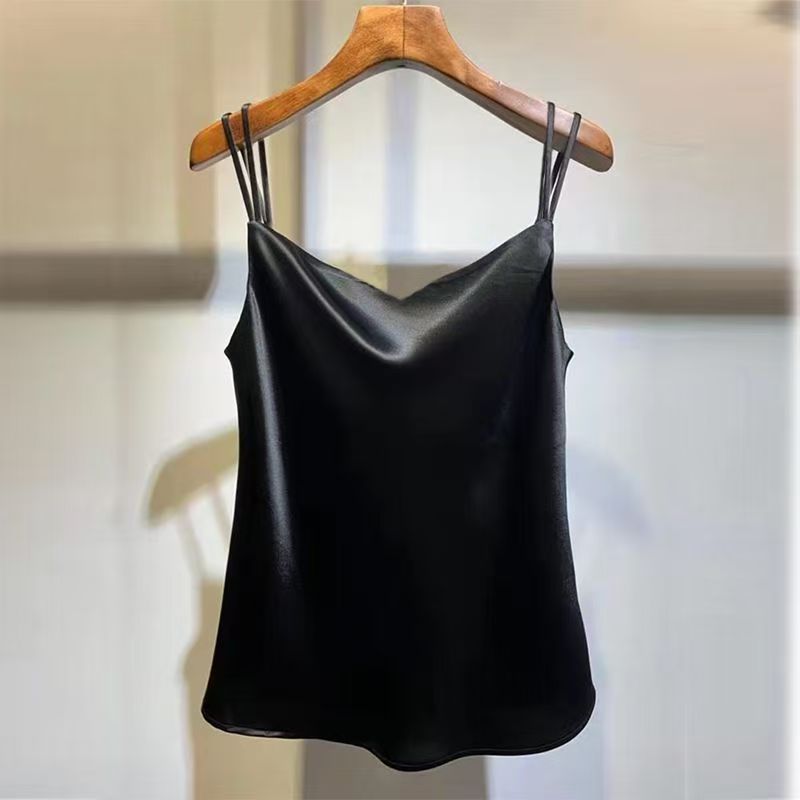 2025 Sexy Satin Silk Camisole  - Silk Camisole Work recension och pris