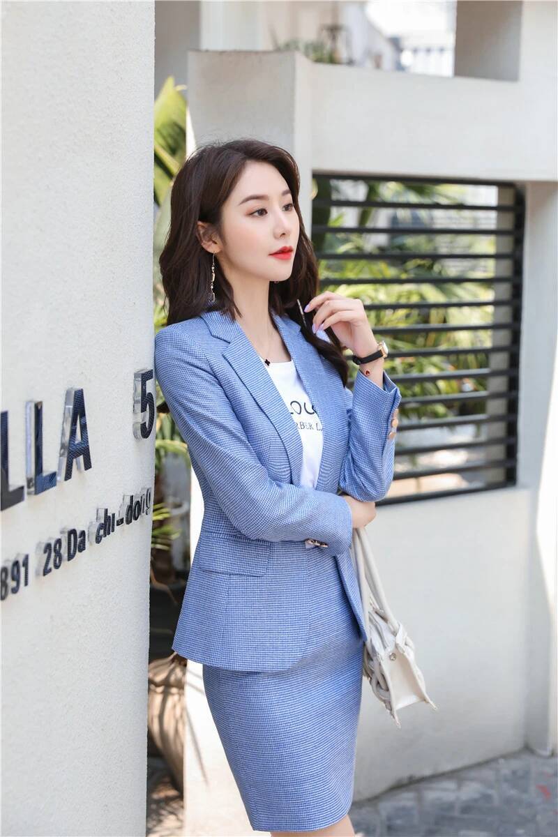 Novelty Green Uniform Designs  - Women Formal Wear For Interview recension och pris