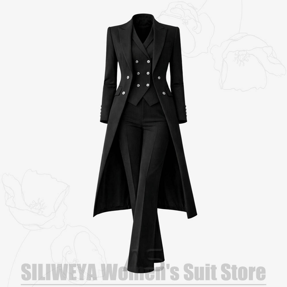 Women's Suit 3 Piece Double Br - Women Formal Wear For Party recension och pris