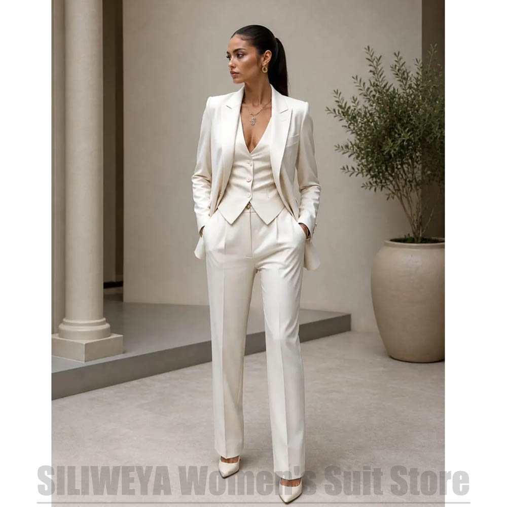 Women 3 Piece Suit Set Blazer  - Women Formal Wear For Party recension och pris